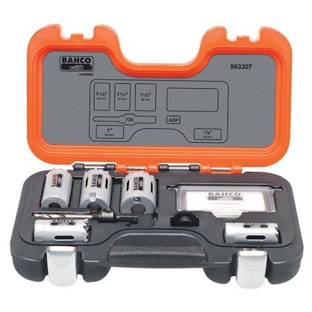 Williams Bahco Professional Carbide-Tip Holesaw Set 7-Pcs 863307